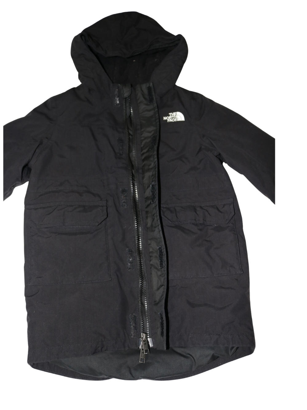 Boys McMurdo Parka Black Hooded Winter Coat